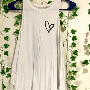 White Small sized workout shirt